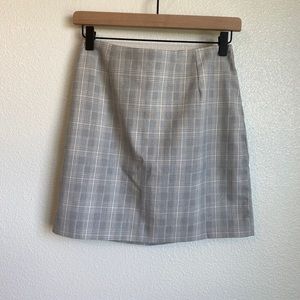 H&M plaid mini skirt
